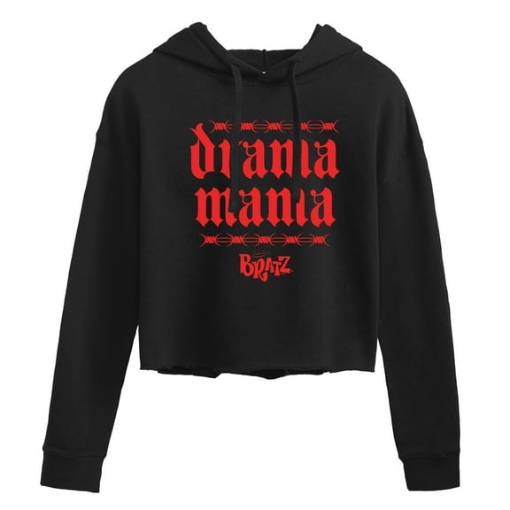 Bratz - Drama Mama - Electric Fence - Juniors Cropped Pullover Hoodie