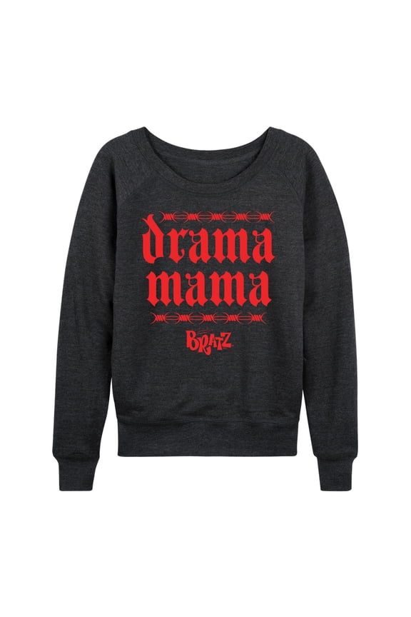 - Drama Mama - Electric Fence - Women's Lightweight French Terry Long Sleeve Shirt