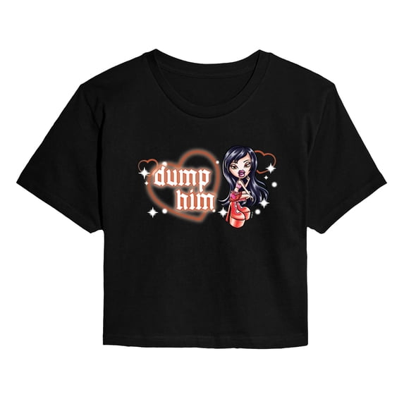 Bratz! - Dump Him Jade Women's Cropped Graphic T-Shirt