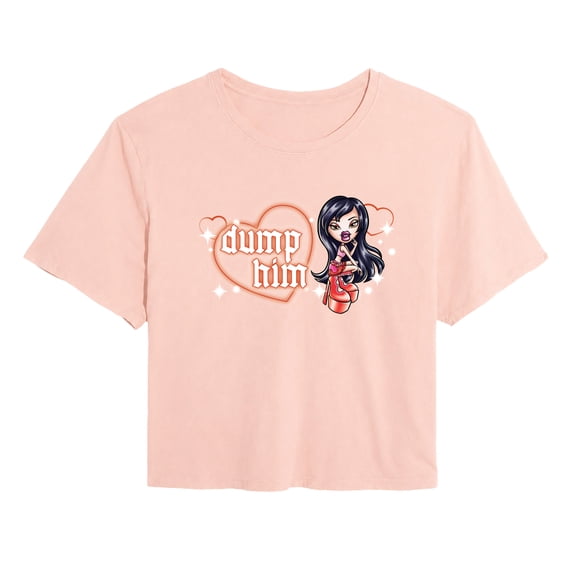 Bratz! - Dump Him Jade Cropped Graphic T-Shirt
