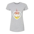 thumbnail image 1 of Bratz - Flame Logo - Chain Link Heart - Juniors Fitted Graphic T-Shirt, 1 of 5