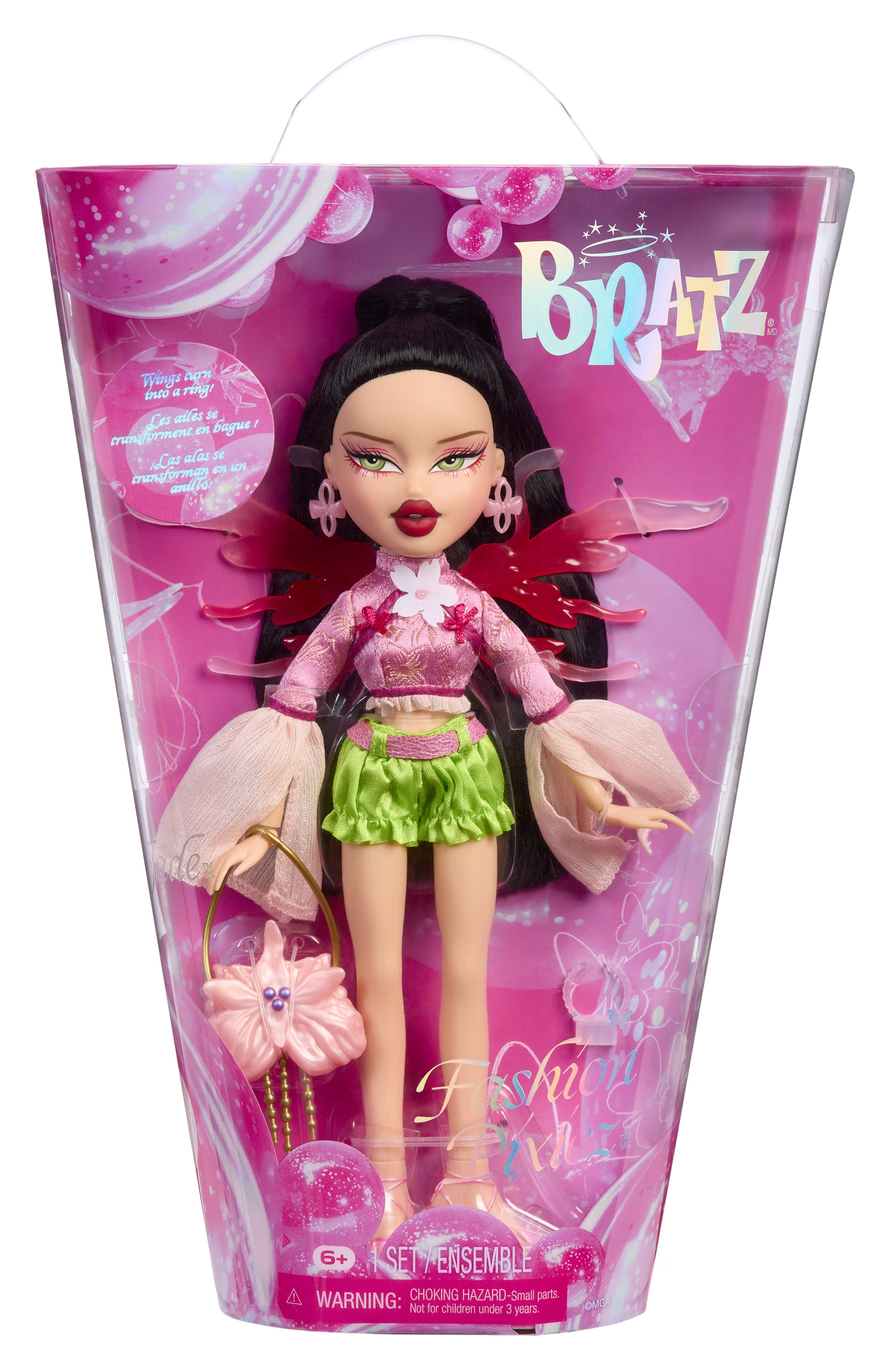 Bratz Fashion Pixiez Jade Collectible Fantasy Doll with Real