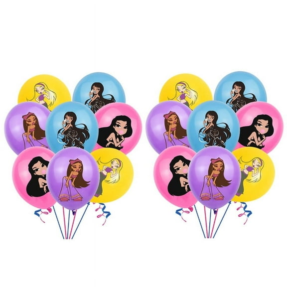 Bratz Girls Balloons Party Supplies Birthday Favors Decorations Decor Kit Latex