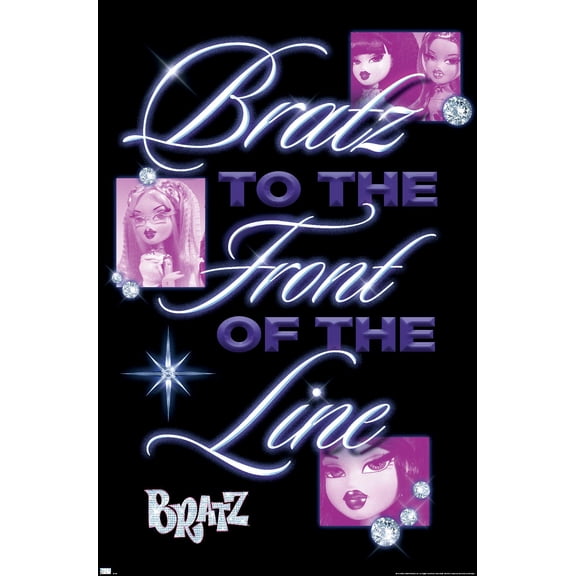 Bratz: Girls Nite Out - Front Of The Line Wall Poster, 14.725" x 22.375"