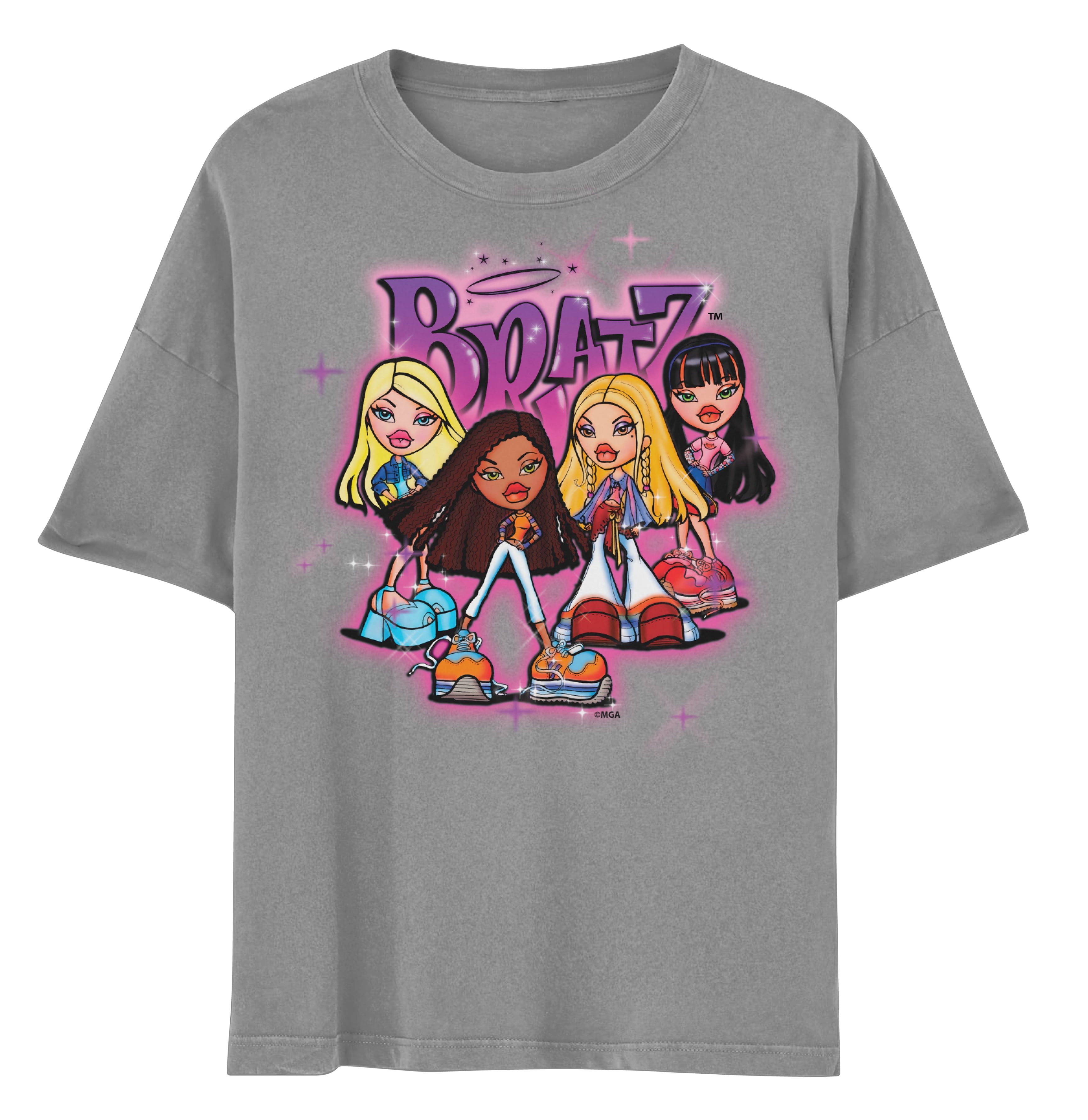 Bratz T-shirt Men's Women's Fashion Cotton T-shirt Letter Print Camiseta  Hombre Girls' Top Children's Hip Hop Short Sleeve - AliExpress