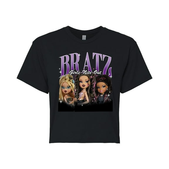 Bratz - Group - Cloe Yasmin Sasha - Junior's Cropped Tee
