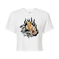 thumbnail image 1 of Bratz - Hearts & Flames in a Frame - Juniors Cropped Cotton Blend T-Shirt, 1 of 5