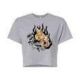 thumbnail image 1 of Bratz - Hearts & Flames in a Frame - Juniors Cropped Cotton Blend T-Shirt, 1 of 5