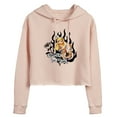 thumbnail image 1 of Bratz - Hearts & Flames in a Frame - Juniors Cropped Pullover Hoodie, 1 of 5