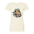 thumbnail image 1 of Bratz - Hearts & Flames in a Frame - Juniors Fitted Graphic T-Shirt, 1 of 5