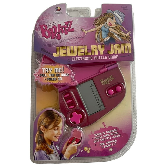 Bratz Jewelry Jam Electronic Handheld Puzzle Game