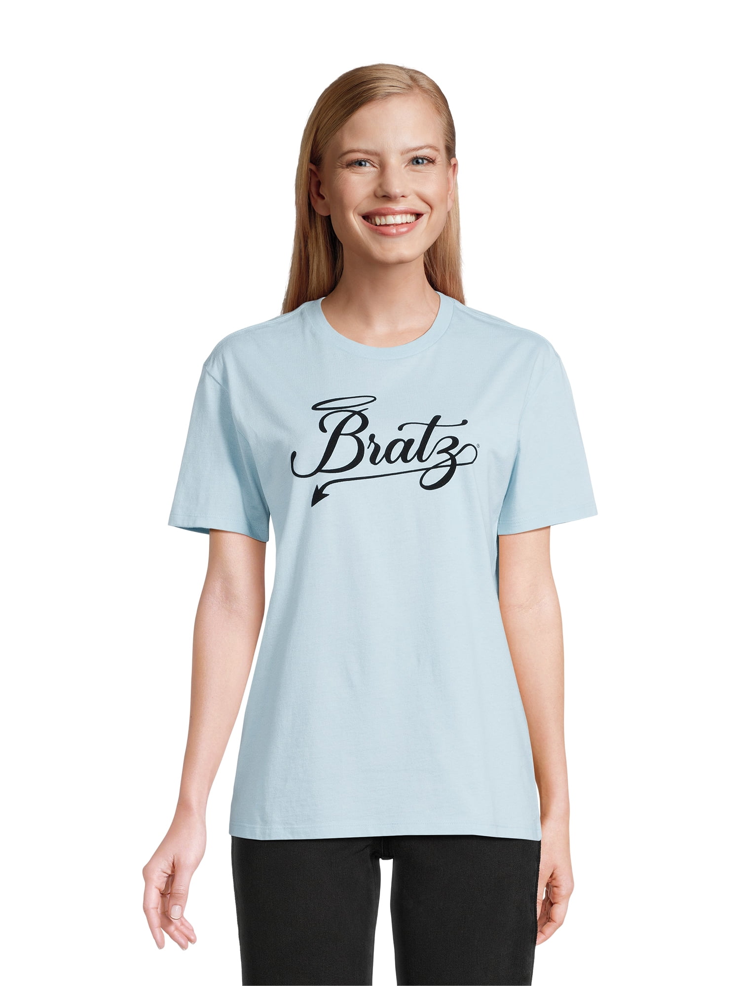 Bratz Juniors Graphic Print Cotton Tee with Short Sleeves, Sizes XS