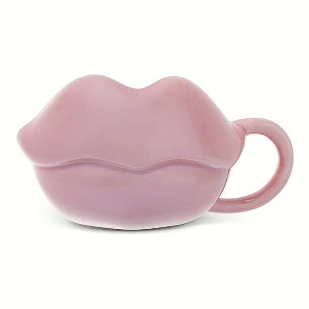 Bratz Lips 11.8 fl oz Pink Pearlized Ceramic Sculpted Mug