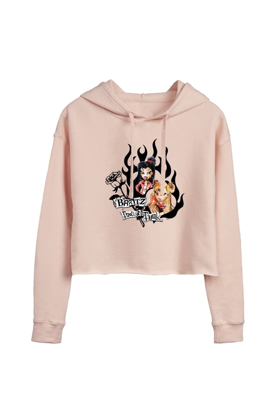 - Original Graffiti Logo - Juniors Cropped Pullover Hoodie