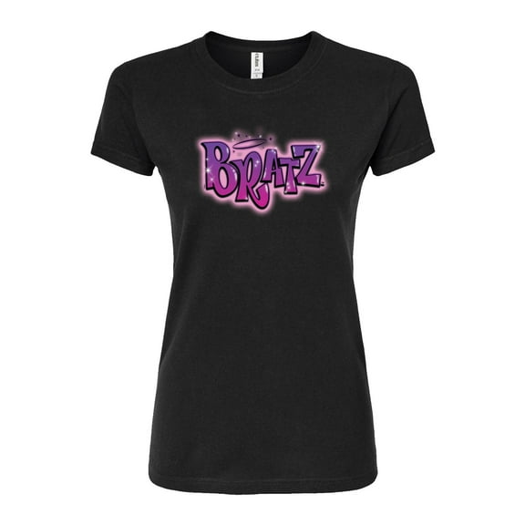 Bratz - Original Graffiti Logo - Juniors Fitted Graphic T-Shirt