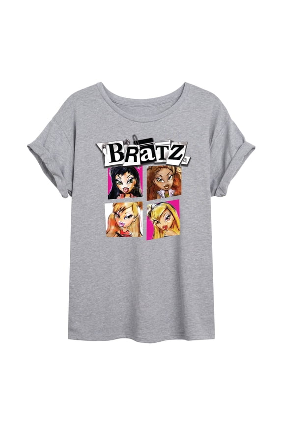 - Original Dolls Cartoon Drawing - Women's Oversized T-Shirt