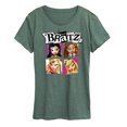 thumbnail image 1 of Bratz - Original Dolls Cartoon Drawing - Women's Short Sleeve Graphic T-Shirt, 1 of 5