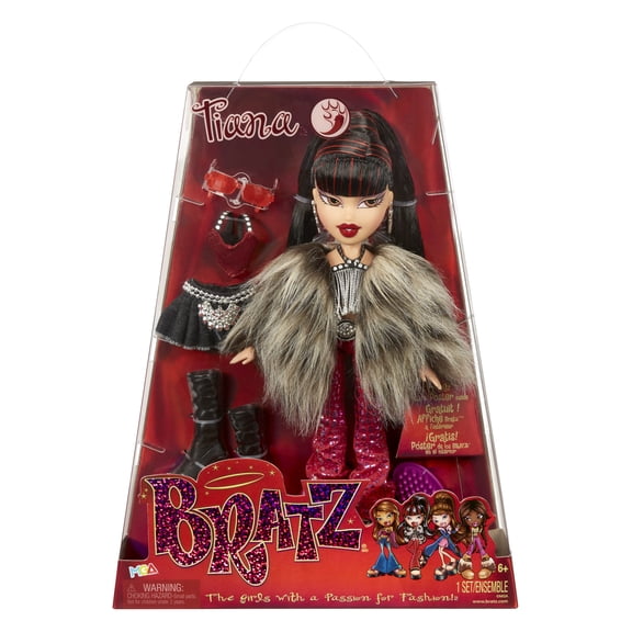 Bratz Original Fashion Doll Tiana Series 3 with 2 Outfits and Poster, Collectors Ages 6 7 8 9 10+