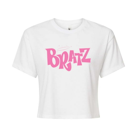 Bratz - Original Logo - Juniors Cropped Cotton Blend T-Shirt