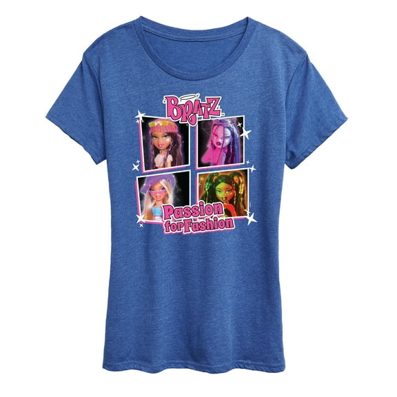 Bratz - Passion For Fashion - Yasmin Jade Sasha Cloe - Women's Short Sleeve Graphic T-Shirt