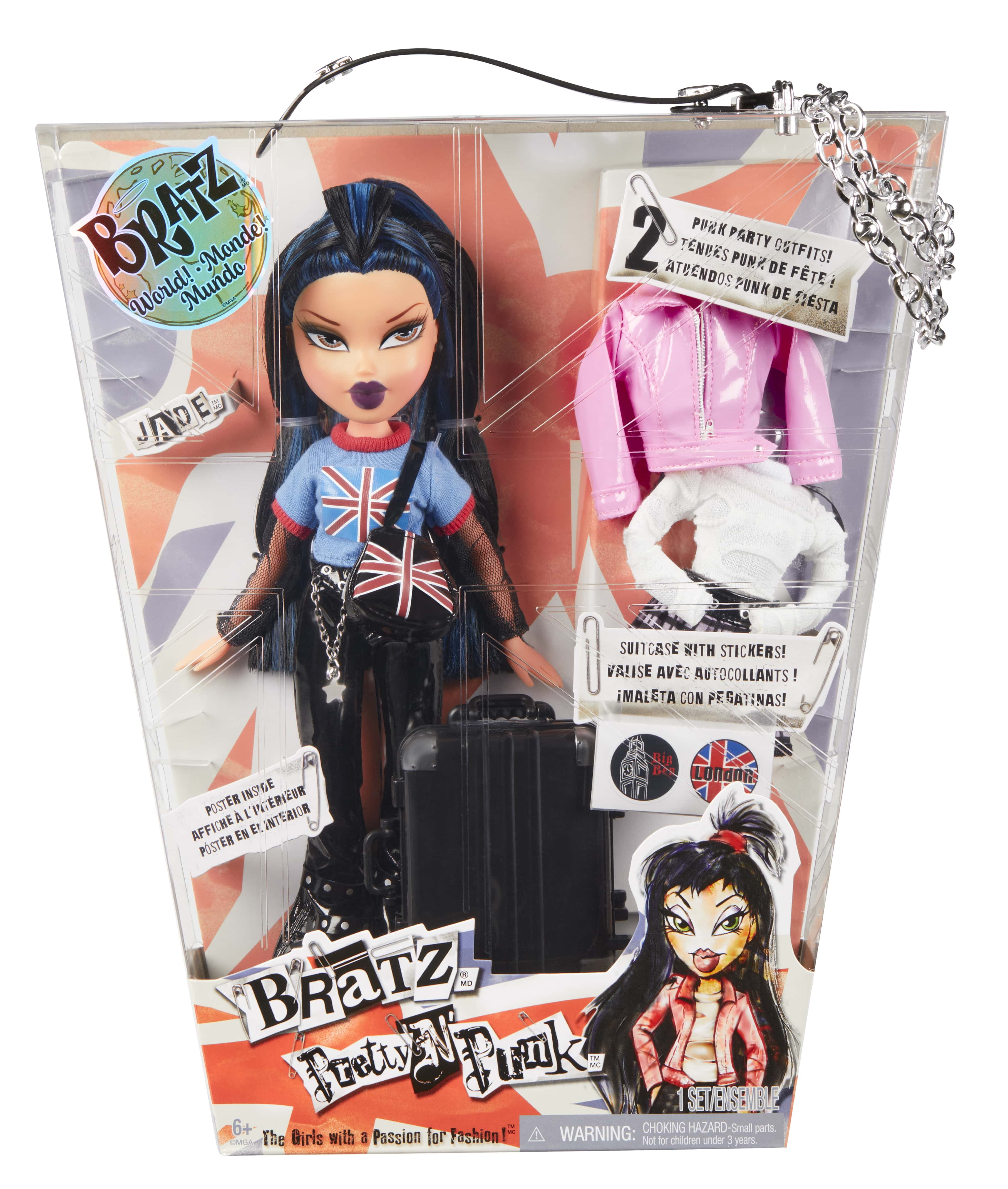 Bratz Big Baby Yasmin Doll Set of 2 No Clothing or Accessories As Is Played  With 