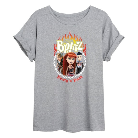 Bratz - Punk Rock Dolls Pretty in Punk - Juniors Ideal Flowy Muscle T-Shirt