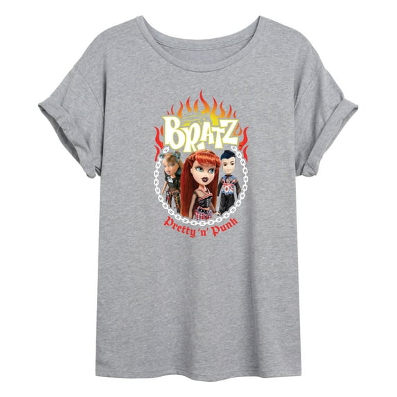 Bratz - Punk Rock Dolls Pretty in Punk - Juniors Ideal Flowy Muscle T-Shirt