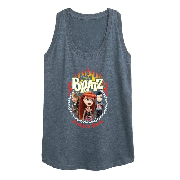 Bratz - Punk Rock Dolls Pretty in Punk - Women's Racerback Tank Top