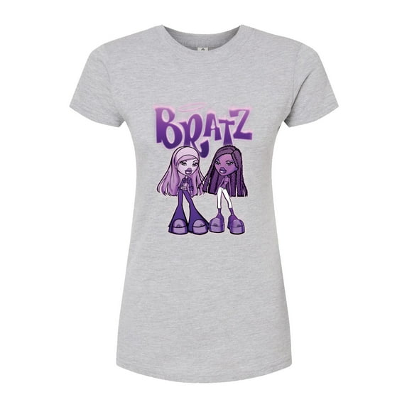 Bratz - Purple Power Dolls - Juniors Fitted Graphic T-Shirt