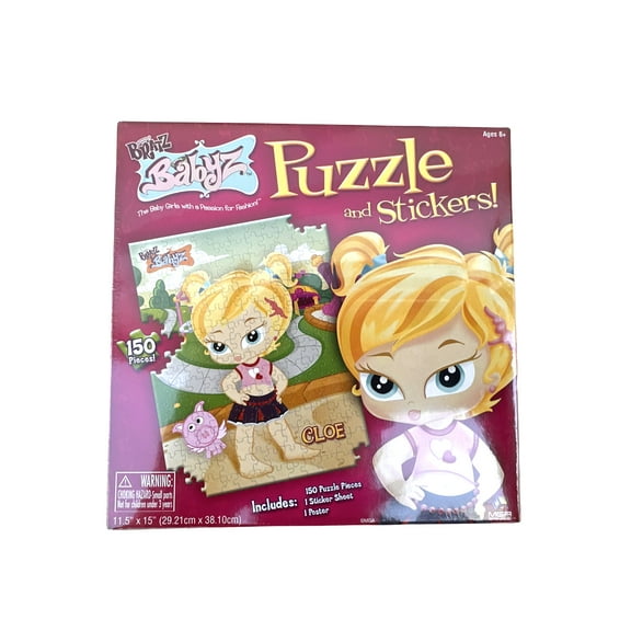 Bratz Puzzle and Sticker Set (150pcs Puzzle)