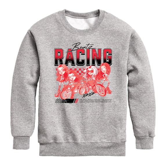 Bratz! - Racing Jersey - Youth Boys Crew Fleece Sweatshirt