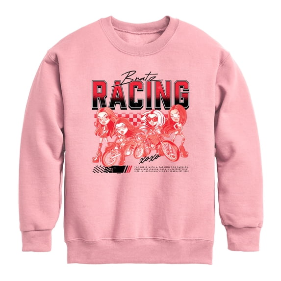 Bratz! - Racing Jersey - Youth Boys Crew Fleece Sweatshirt