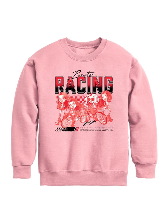 - Racing Jersey Boys' Graphic Long Sleeve Fleece Sweatshirt