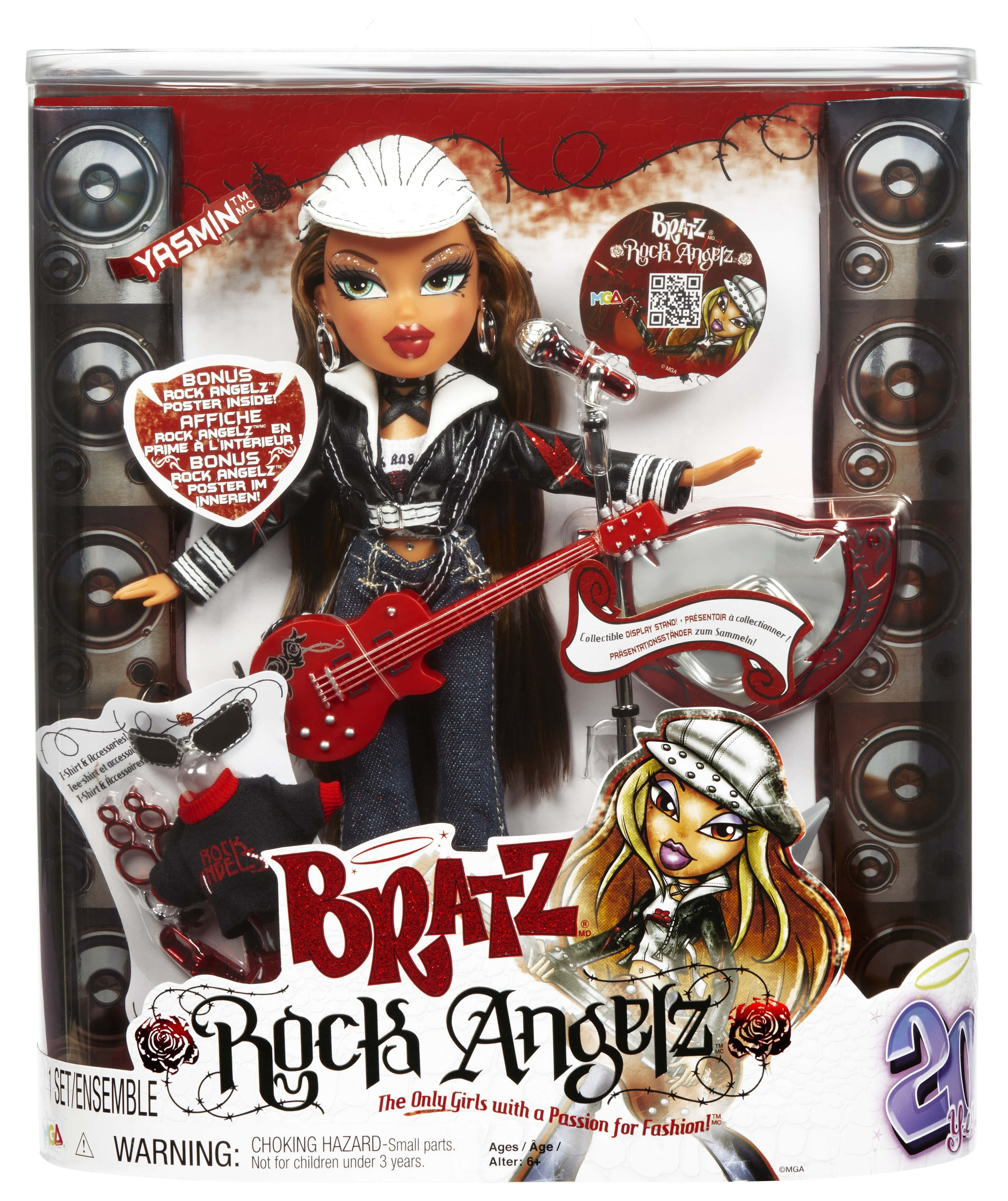 Original Bratz Doll Rock Angelz Yasmin Cloe Doll Children Toy