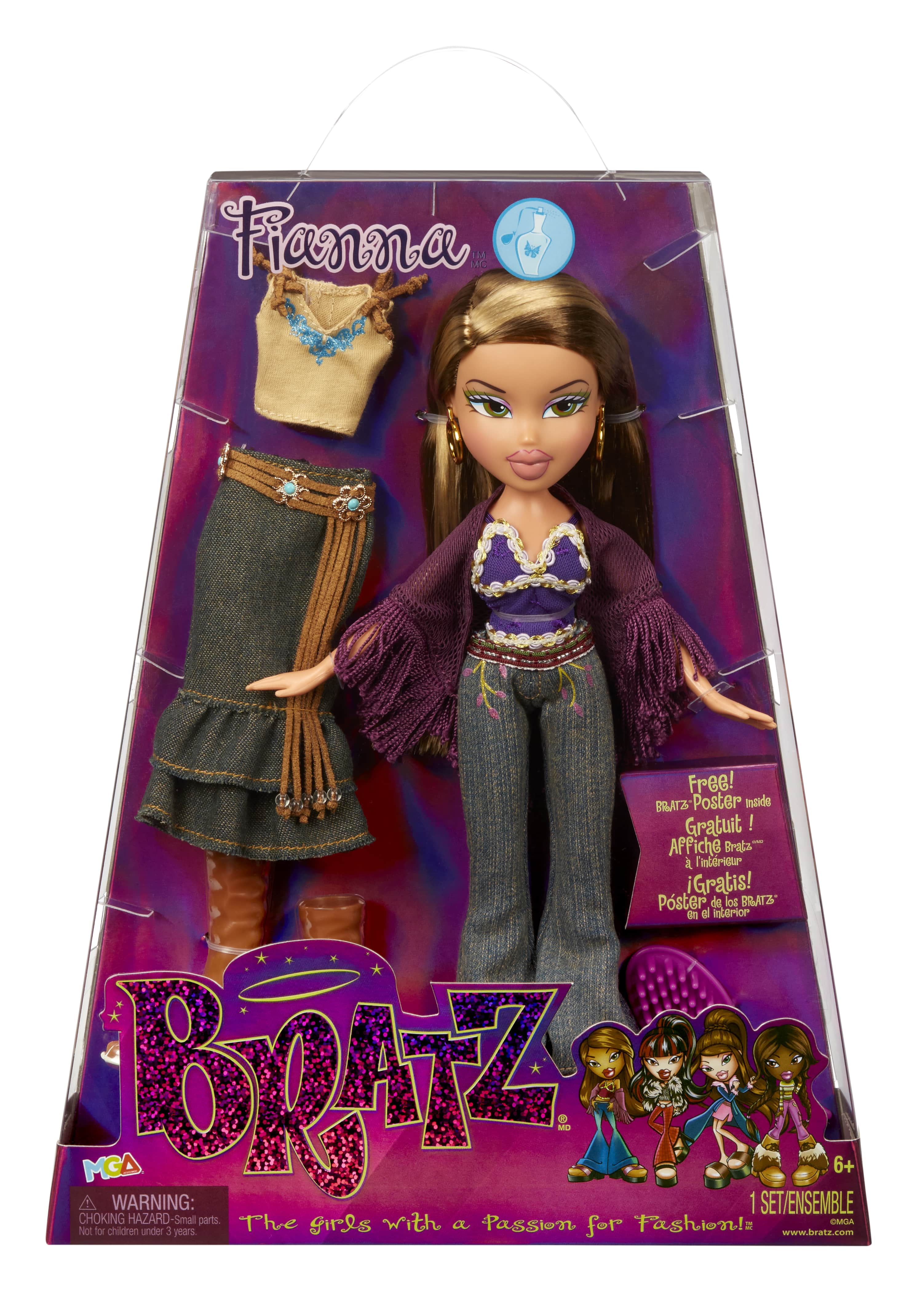 Bratz Fianna Muñeca de Moda con Atuendos y Colombia Ubuy