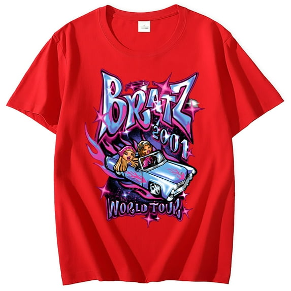 Bratz T Shirts Women Oversized T-shirt Aesthetic Harajuku Y2k Tops Men Streetwear Short Sleeve