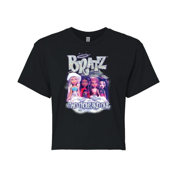 Bratz - Two Thousand One - Juniors Cropped Cotton Blend T-Shirt