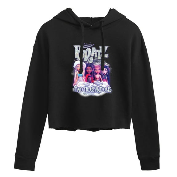 Bratz - Two Thousand One - Juniors Cropped Pullover Hoodie