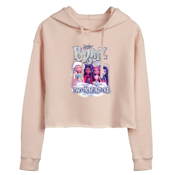 Bratz - Two Thousand One - Juniors Cropped Pullover Hoodie