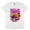 thumbnail image 1 of Bratz Women's Retro 90s Style Dolls Throwback Graffiti Style Adult T-Shirt, 1 of 5