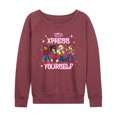 thumbnail image 1 of Bratz - Xpress Yourself - Girl Power - Women's Lightweight French Terry Long Sleeve Shirt, 1 of 5