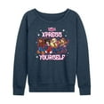 thumbnail image 1 of Bratz - Xpress Yourself - Girl Power - Women's Lightweight French Terry Long Sleeve Shirt, 1 of 5