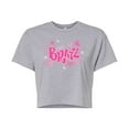 thumbnail image 1 of Bratz - Y2K Logo - Butterflies - Juniors Cropped Cotton Blend T-Shirt, 1 of 5