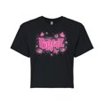 thumbnail image 1 of Bratz - Y2K Logo - Butterflies - Juniors Cropped Cotton Blend T-Shirt, 1 of 5
