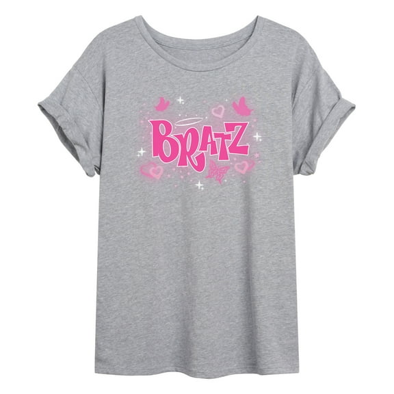 Bratz - Y2K Logo - Butterflies - Juniors Ideal Flowy Muscle T-Shirt