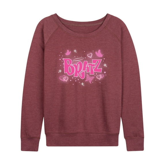 Bratz - Y2K Logo - Butterflies - Women's Lightweight French Terry Long Sleeve Shirt