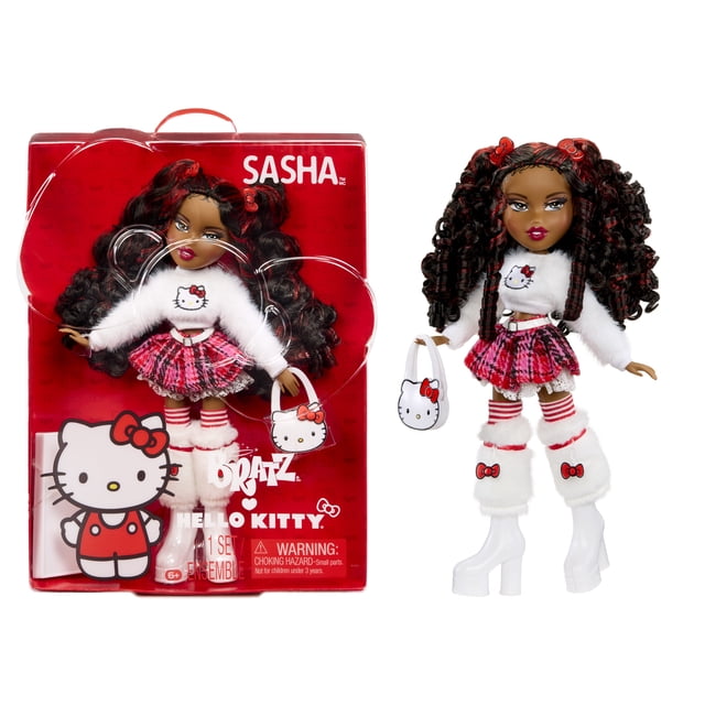 Hello Kitty Moving Sticker Bratz x Hello Kitty and Friends Sasha Fashion Doll with Accessories ...