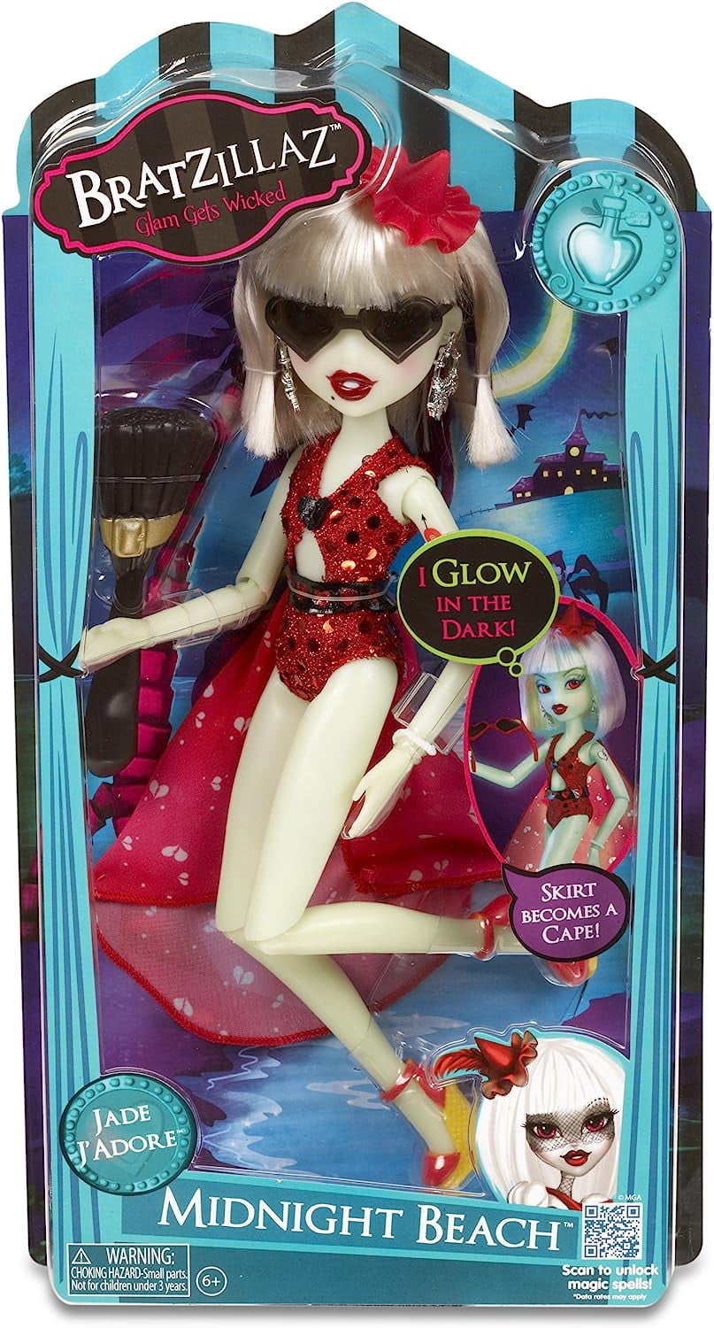 Bratzillaz Midnight Beach Jade J'Adore Doll, Great Gift for Children Ages  6, 7, 8+