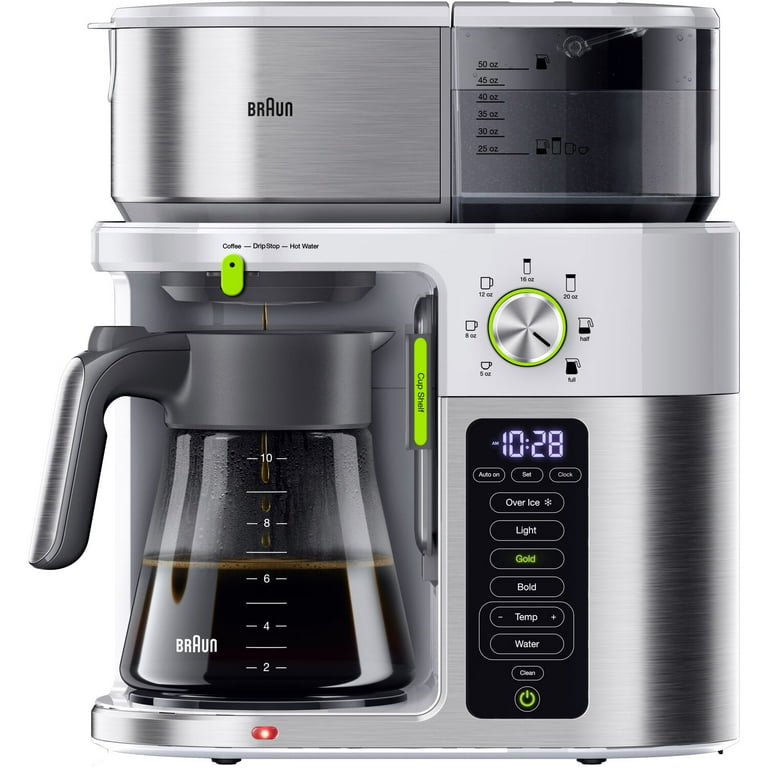 Braun 10-Cup MultiServe SCA Certified Coffee Maker with
