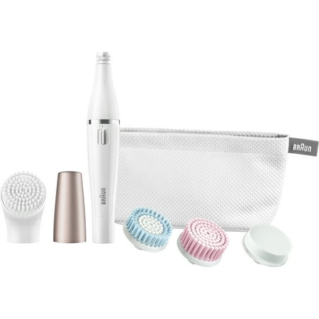 Braun 851 FaceSpa Mini-Facial Epilator with 4 Facial Cleansing Brushes